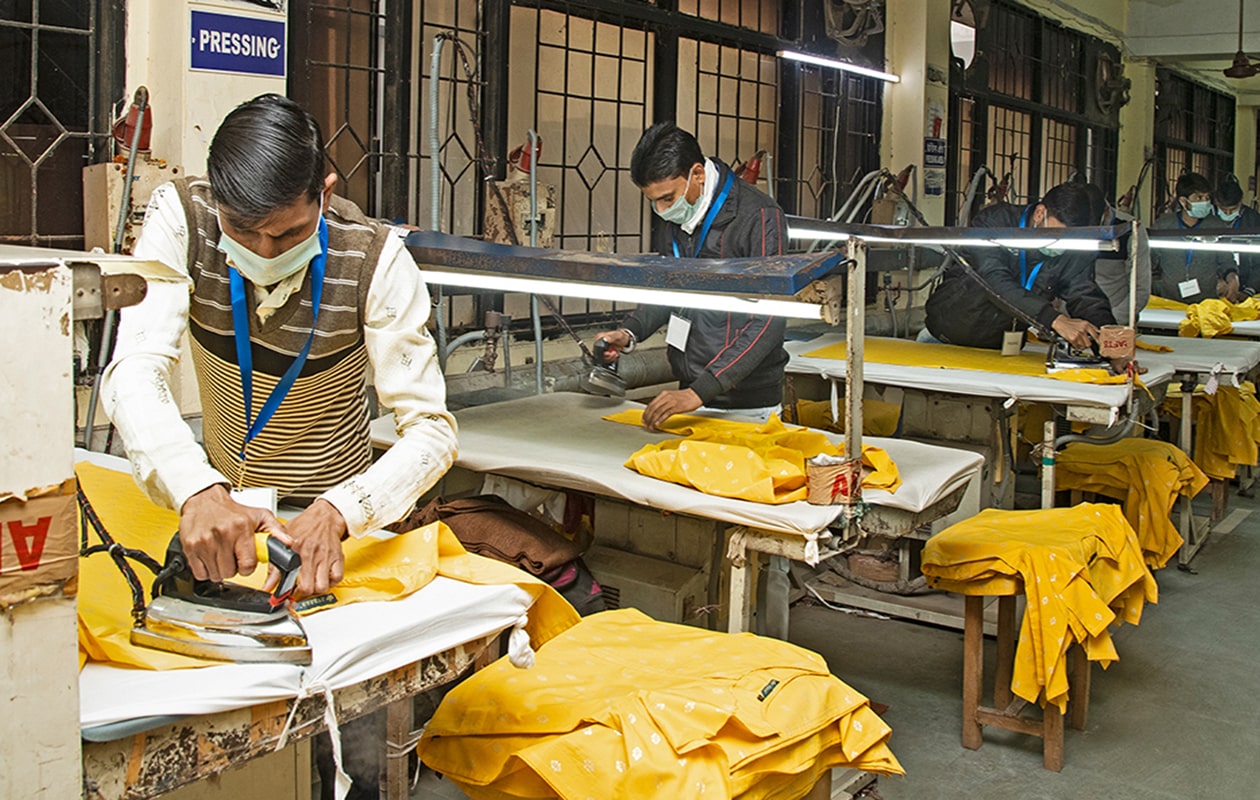 What is the process of manufacturing clothes?